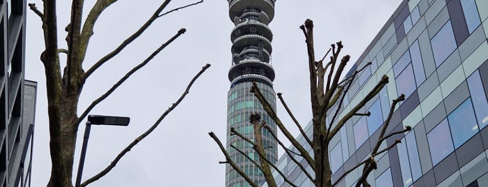 BT Tower is one of Hand Drawn Map of London.