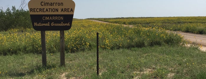 Cimarron National Grassland is one of National Recreation Areas.