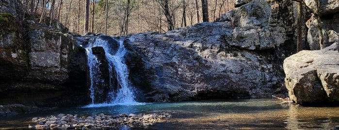 Waterfall at Lake Catherine is one of Nature - go explore!.