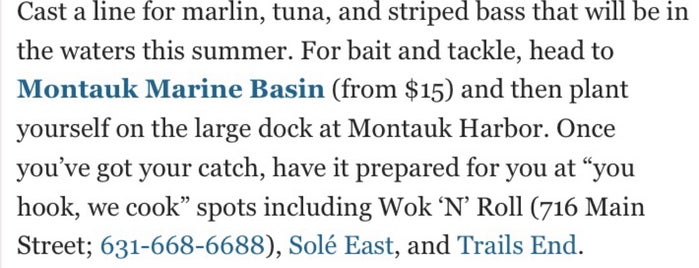 Montauk Marine Basin is one of Nick Trip ❤️.