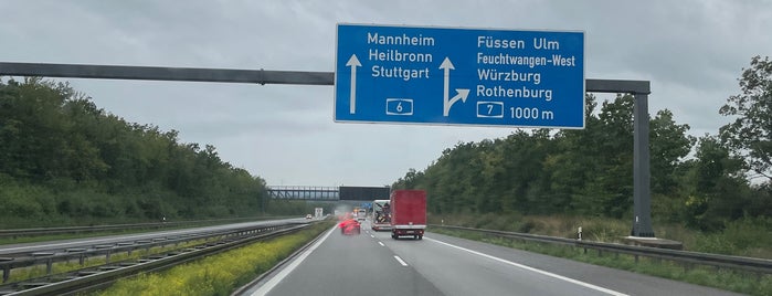 Kreuz Feuchtwangen/Crailsheim (48) (110) is one of Autobahnkreuze in Deutschland.