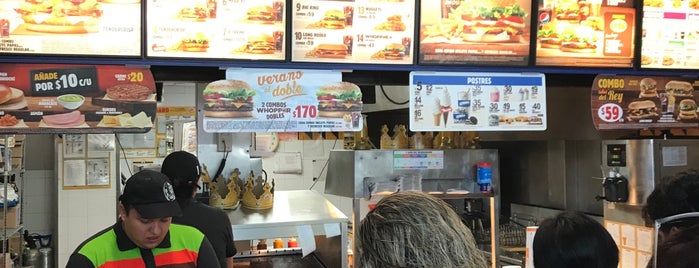 Burger King is one of Nuevos Sitios.