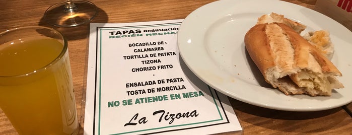 La Tizona is one of Leon Tapas.