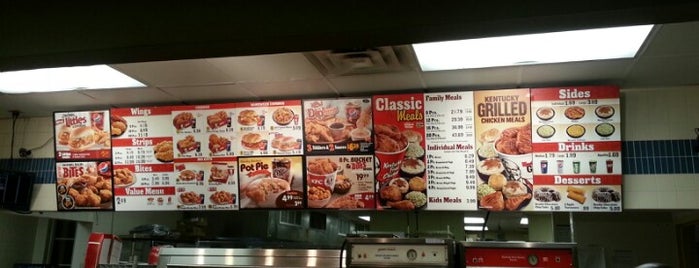 KFC is one of Lieux qui ont plu à Harry.