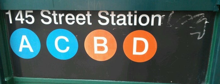 MTA Subway - 145th St (A/B/C/D) is one of Posti salvati di Katie.