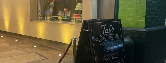 Jak's is one of London restaurants.