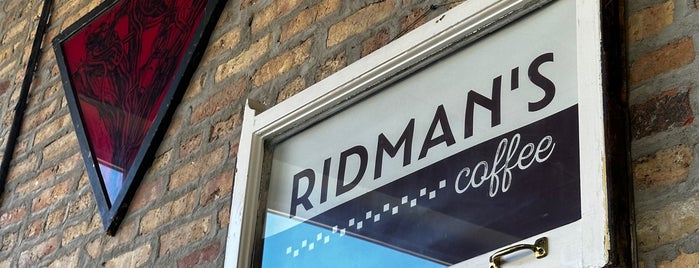 Ridman’s Coffee is one of Chicago Coffee Shops.