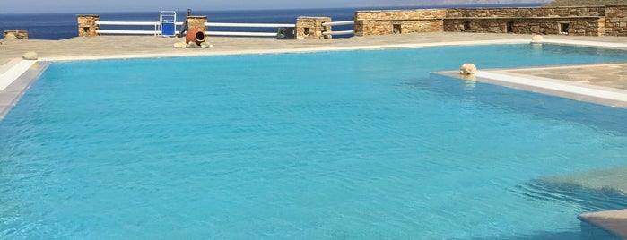 pachia ammos country club is one of Tinos.