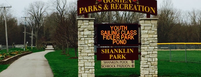 Shanklin Park is one of Goshen.
