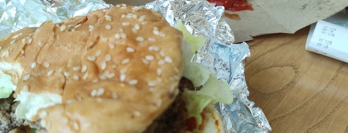 Five Guys is one of Priceless New York - Best Burger Bites.