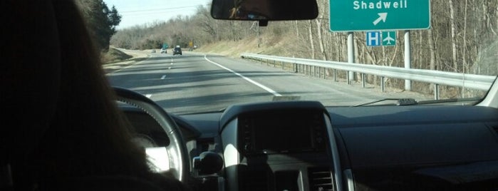 I-64 Exit 124: US-250 is one of traveling the open road.