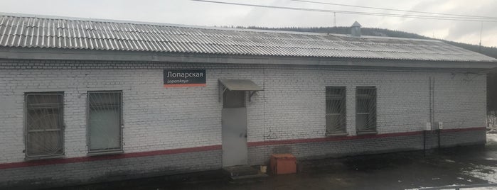 Ст. Лопарская is one of Вокзалы России.