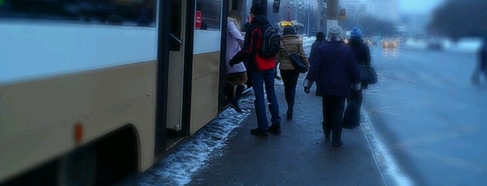 Остановка «Улица Шверника» is one of Наземный общественный транспорт (Остановки).