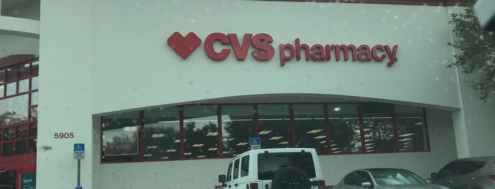 CVS pharmacy is one of My places.