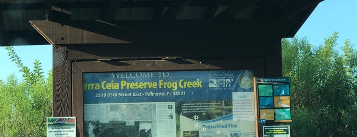 Terra Ceia Preserve Frog Creek is one of Locais salvos de Kimmie.