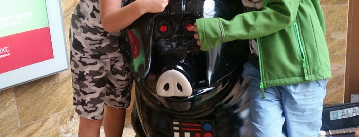 Henson Pig #21B - Pork Vader is one of The Gloucestershire Old Spots Trail.