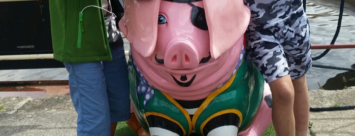Henson Pig #20 - Captain Hogwash is one of The Gloucestershire Old Spots Trail.