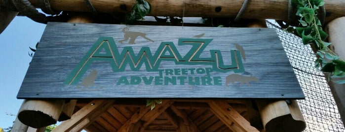 Amazu Treetop Adventure is one of Chessington World of Adventures - Everything.
