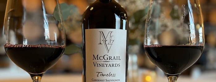 McGrail Vineyards and Winery is one of Jeff'in Kaydettiği Mekanlar.