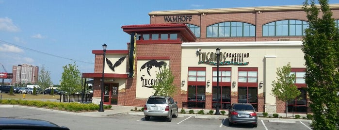 Tucanos Brazilian Grill is one of Places to try.