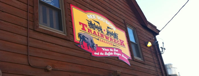 Trainwreck Saloon Rock Hill is one of สถานที่ที่ James ถูกใจ.