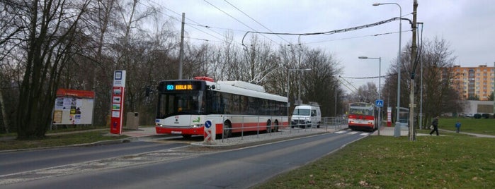 Gagarinova (bus) is one of MHD Ústí nad Labem.