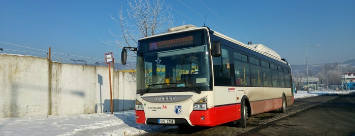 Všebořice, obchodní centrum (bus) is one of MHD Ústí nad Labem.