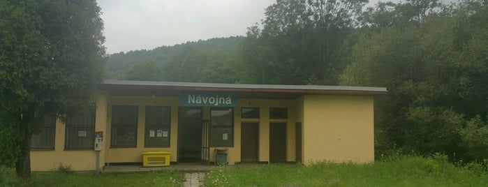 Železniční zastávka Návojná is one of Železniční stanice ČR (M-O).