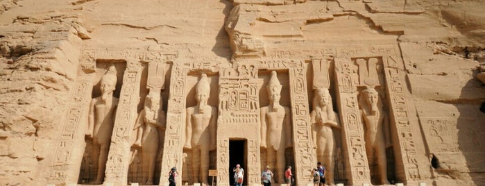 Small Temple of Hathor and Nefertari is one of Nile cruises from Hurghada.