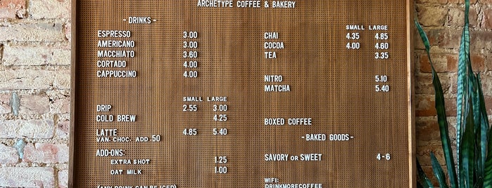 Archetype Coffee is one of Omaha.