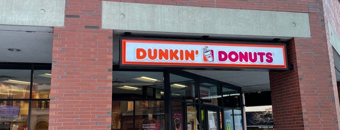 Dunkin' is one of coffee places.