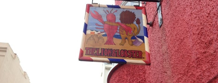 The Lion & Lobster is one of Brighton Eats, Sights and Sounds.