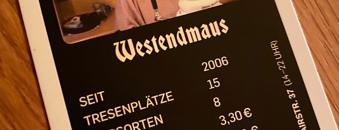 Westendmaus is one of Ferdige Suffkneipe.