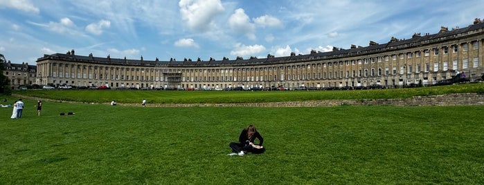 The Royal Crescent is one of bath road trip.