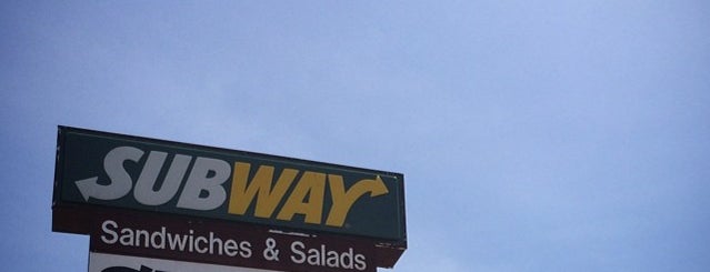 SUBWAY is one of tanning in the winter on the road.