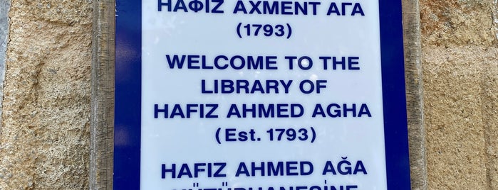 Hafiz Ahmed Agha Library is one of Rodos gezi.