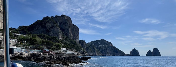 Marina Piccola di Capri is one of Southern Italy.