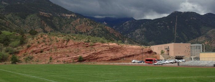 Manitou Springs High School is one of Places.