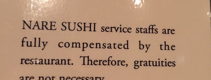Nare Sushi is one of Lugares favoritos de Matthew.