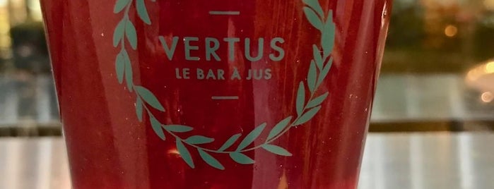 Vertus - Le Bar à Jus is one of Locais salvos de Marie.