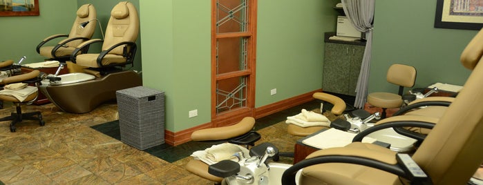 Zano Salon & Nail Spa is one of Frequented.