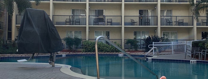 Doubletree Hilton Pool is one of Lugares favoritos de Frank.