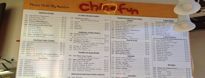 China Fun Restaurant is one of SD.