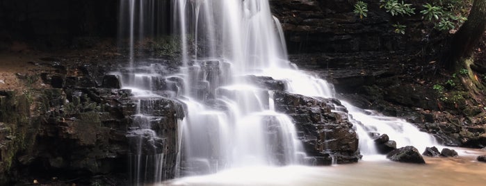 Laurel Run Falls is one of Chasing Waterfalls.