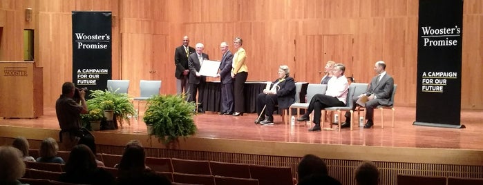 Scheide Music Center is one of Wooster.