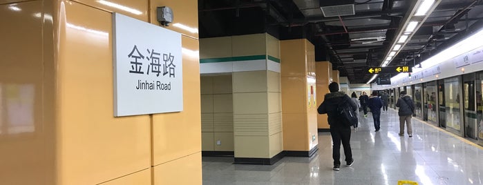 Jinhai Road Metro Station is one of 上海轨道交通12号线｜Shanghai Metro Line 12.