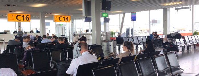 Gate C16 is one of Schiphol gates.