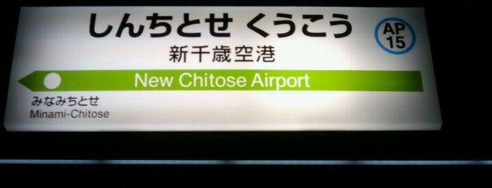 New Chitose Airport Station (AP15) is one of JR終着駅.