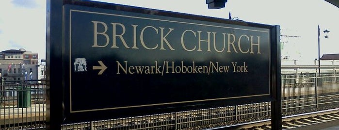 NJT - Brick Church Station (M&E) is one of Lugares guardados de Tender Roni.