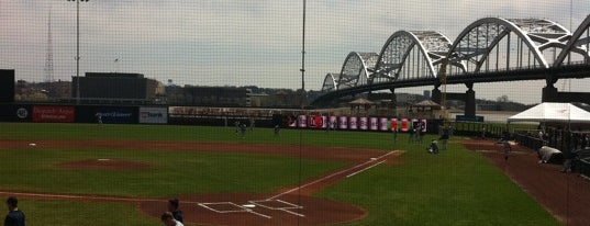 Modern Woodmen Park is one of Midwest League Ballparks.